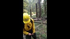 real wildfire worker