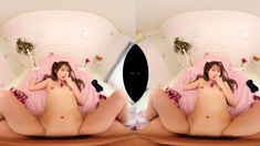 Asian small tit girl masturbating